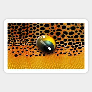 Trout Camo Eye Sticker